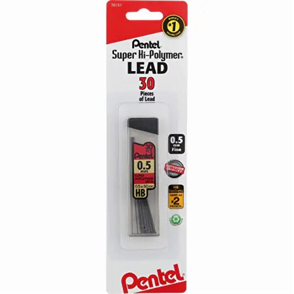 Lead 5mm HB 30Ct Carded